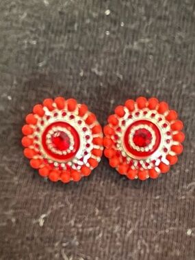 Orange Original Dots with Red Center. Compatible with Style Dots Jewelry